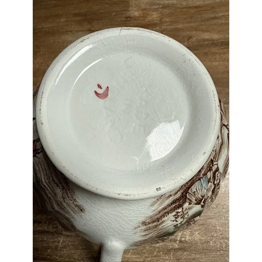JOHNSON BROTHERS HERITAGE HALL SUGAR BOWL WITH LID